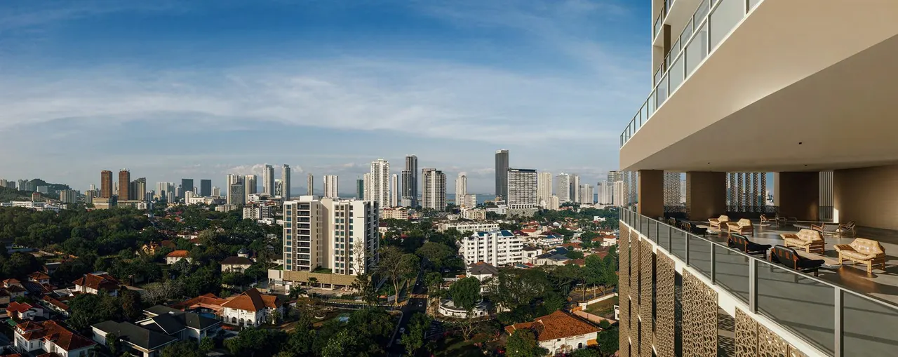 Cantonment Residences 空中休闲空间效果图